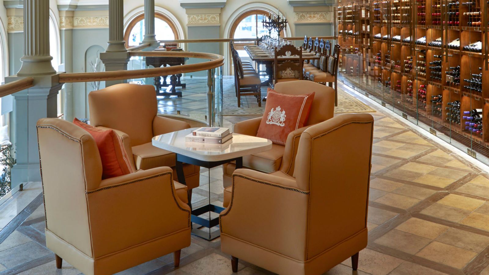 Wine Library for private wine tastings and food pairings at the GB Corner Gifts and Flavors concept store of Hotel Grande Bretagne Athens 2